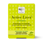 New Nordic Active Liver™ tabletter med marietidsel og gurkemeje, bidrager til at understøtte en normal leverfunktion og fedtstofskifte.