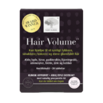 New Nordic Hair Volume™ tabletter med æbleekstrakt, der hjælper med at vedligeholde normalt hår samt normal hud- og neglesundhed. Produktet er udviklet til daglig hårpleje og næring indefra.