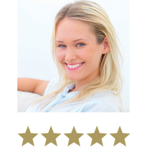 dida™ 4 Young Woman smiling with five stars beneath