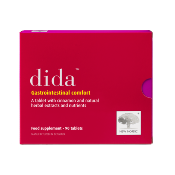 New Nordic Dida™ cinnamon tablets help maintain digestion, digestive comfort, and normal mucous membranes with niacin.