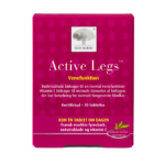 New Nordic Active Legs™ tabletter med røde vinblade, fyrrebark og vitamin C, bidrager til at vedligeholde sunde vener og blodkar samt mindske trætte og tunge ben.