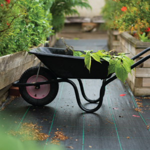 Urteskoler 32 Wheelbarrow with plants.