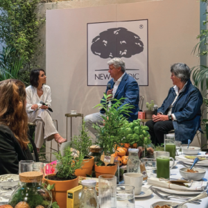 Speakers giving a talk at the New Nordic herbal school event