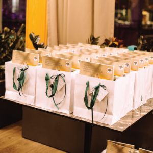 Urteskoler 11 Gift bags for attendees at the New Nordic herbal school event